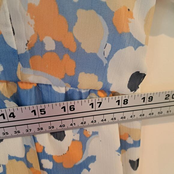 Joie‎ XL Floral Dress Midi Cottage Cottagecore Romantic Summer - Picture 7 of 11